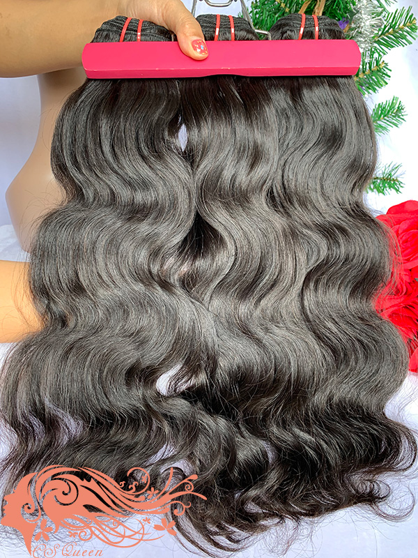 Csqueen Mink hair Body Wave 10 Bundles Natural Black Color 100% Human Hair